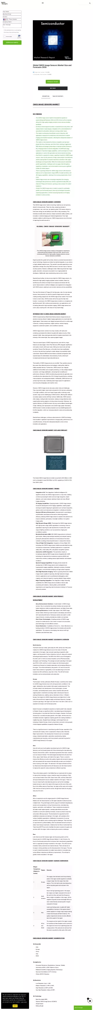 Global CMOS Image Sensors Market Trends 2030