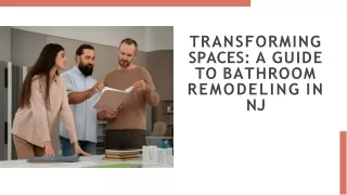Transform Your Space: Bathroom Remodeling in NJ