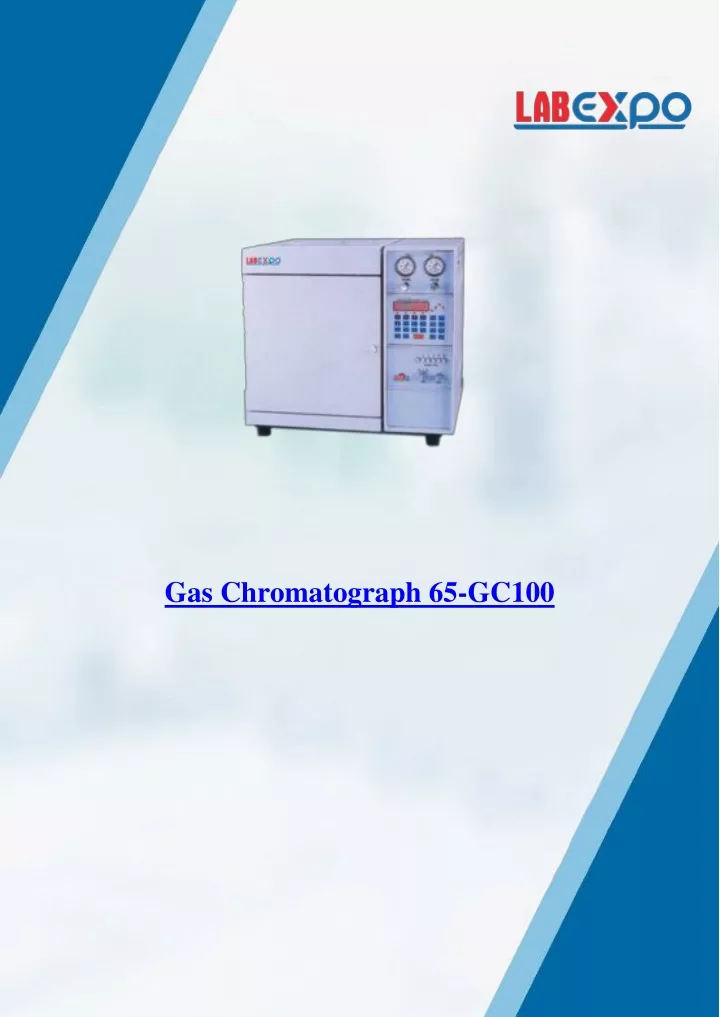 gas chromatograph 65 gc100