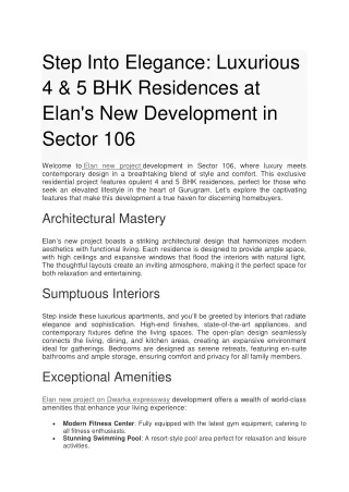 step into elegance luxurious 4 5 bhk residences
