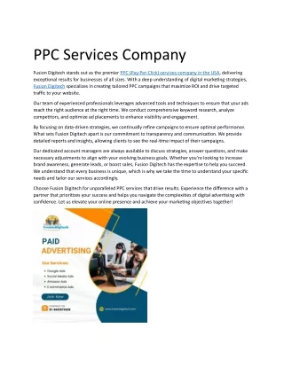 PPC Services Company