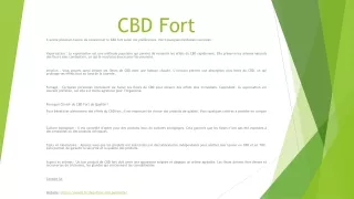 cbd fort