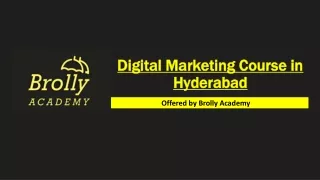 Digital Marketing Course in Hyderabad