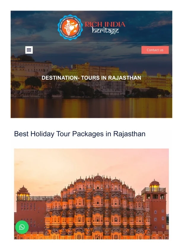 Best Rajasthan Holiday Packages for Families and Couples