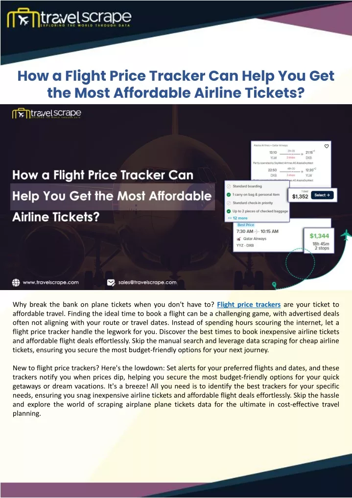 how a flight price tracker can help