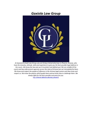 gaxiola law group