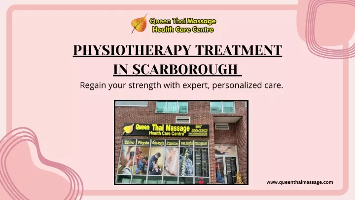 physiotherapy treatment in scarborough regain