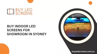 Buy Indoor LED Screens for Showroom in Sydney