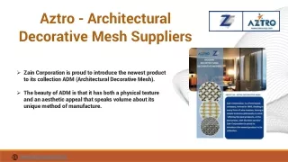 Architectural Decorative Mesh Suppliers
