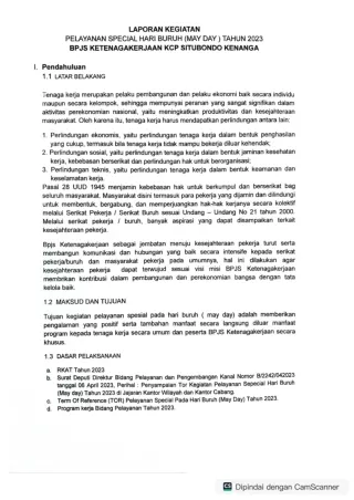 laporan kegiatan