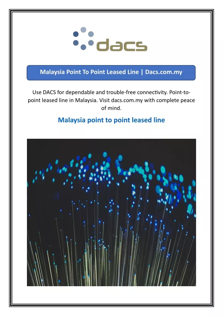 malaysia point to point leased line dacs com my