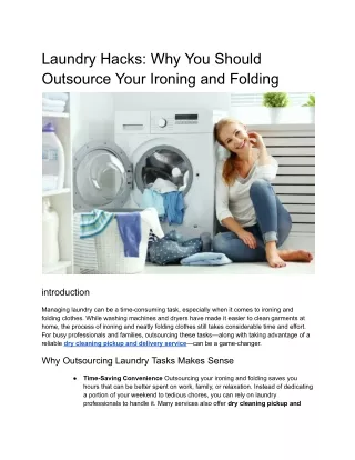 laundry hacks why you should outsource your
