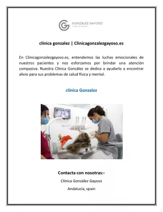 clínica gonzalez Clinicagonzalezgayoso.es