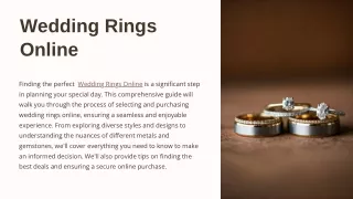 wedding rings online