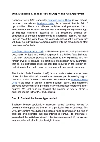 UAE Business License: How to Apply and Get Approved.docx