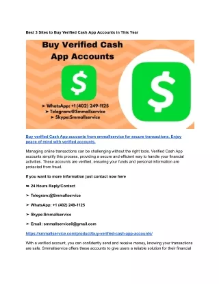 Best 3 Sites to Buy Verified Cash App Accounts in This Year (6)