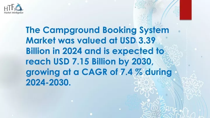 the campground booking system market was valued