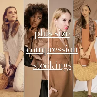 plus size thigh high stockings