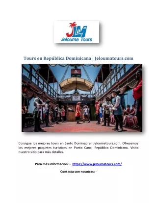 Tours en República Dominicana