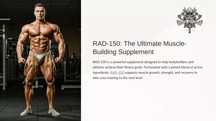 rad 150 the ultimate muscle building supplement