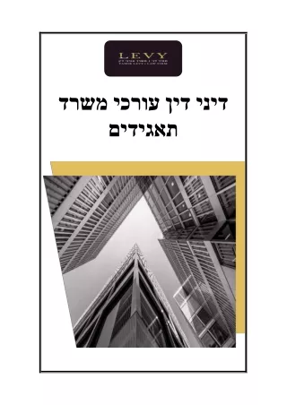 משרד עורכי דיןדיני תאגידים