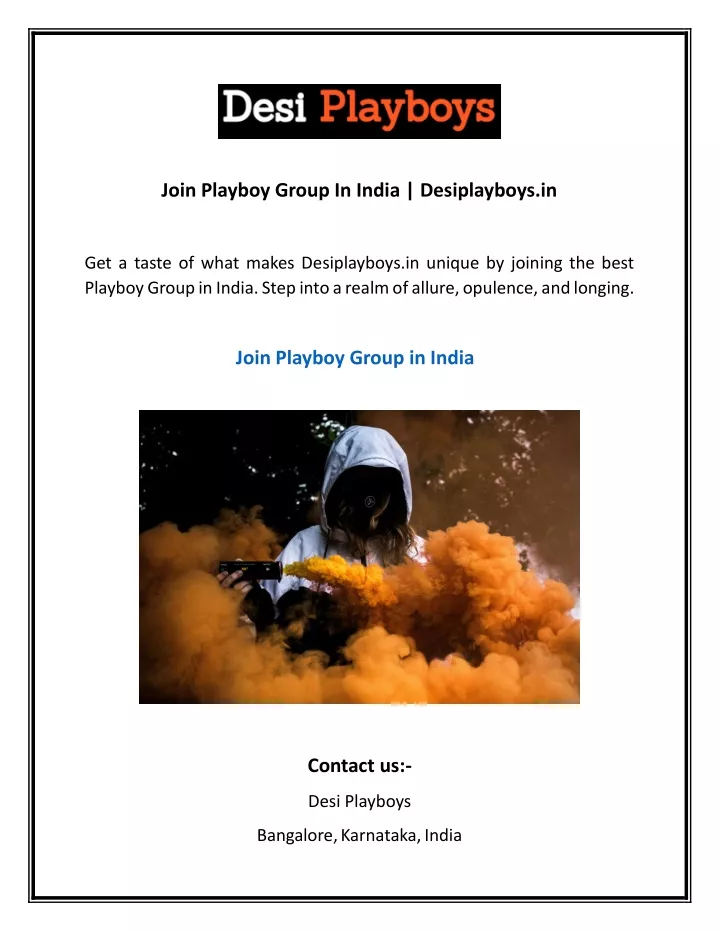 join playboy group in india desiplayboys in