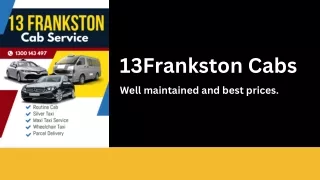 13Frankston cabs - Taxi Frankston