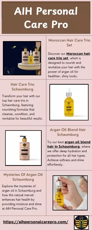 Moroccan Hair Care Trio Set