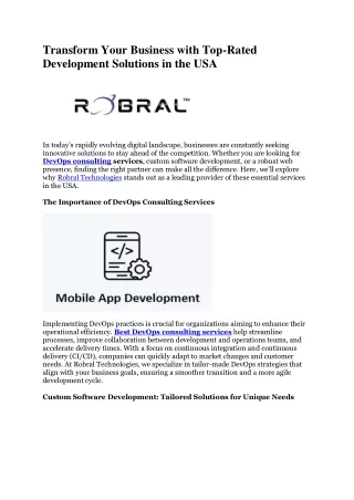 transform your business with top rated