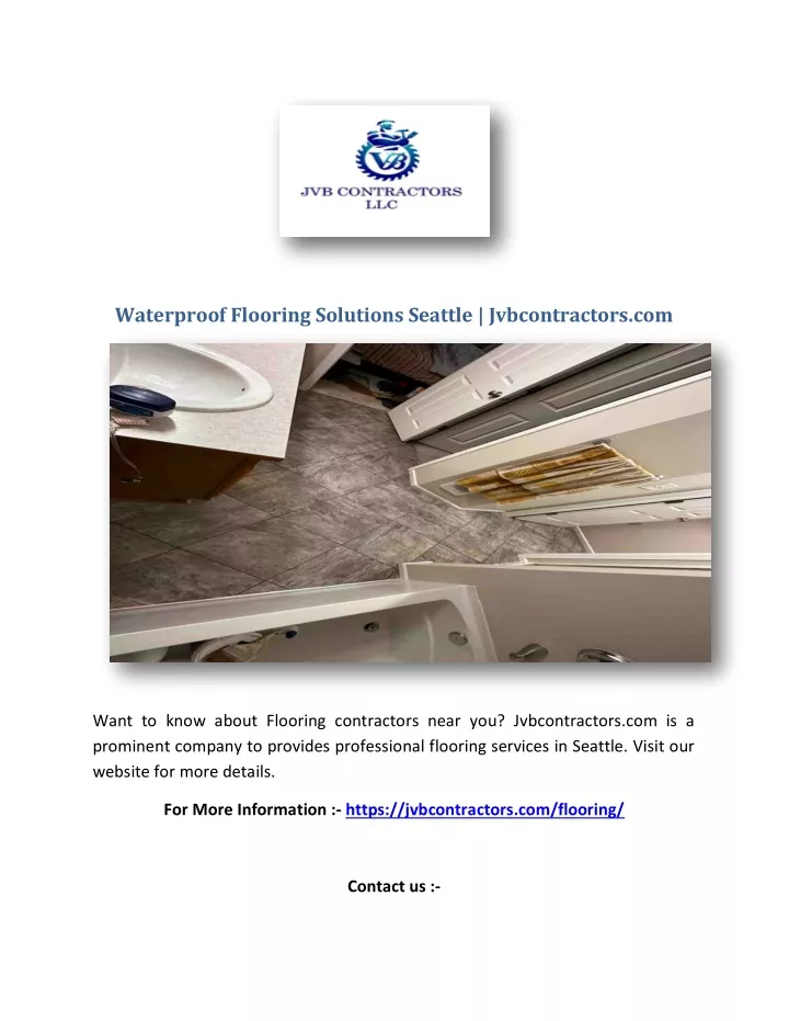 waterproof flooring solutions seattle