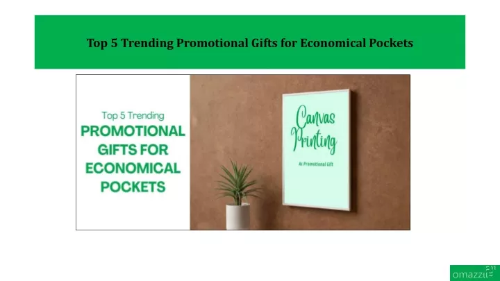 top 5 trending promotional gifts for economical pockets