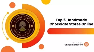 Top 5 Handmade Chocolate Stores Online