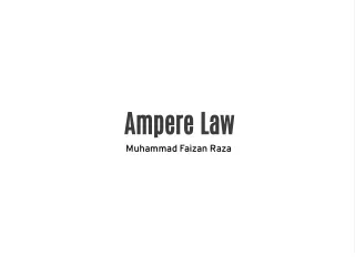 ampere law muhammad faizan raza