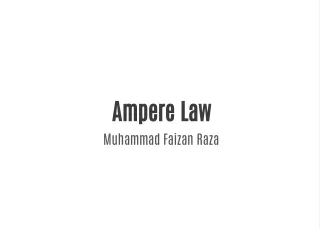 ampere law