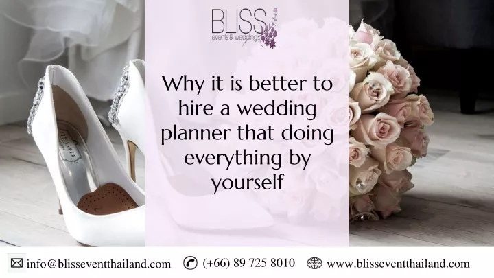 why it is better to hire a wedding planner that