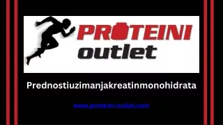 Prednostiuzimanjakreatinmonohidrata