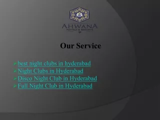 The Best Night Clubs in Hyderabad for Unforgettable Nights