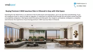 Buying Premium 3 BHK luxurious flats in Chharodi is Easy with Vital Space