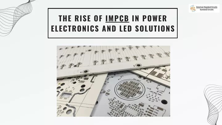 the rise of impcb in power electronics