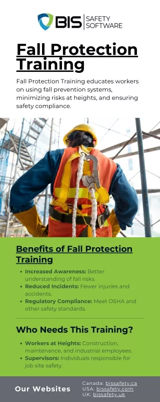 Fall Protection Training - Minimize Risks and Ensure Safety Compliance