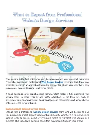 What to Expect from Professional Website Design Services