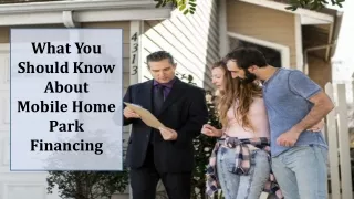 what you should know about mobile home park