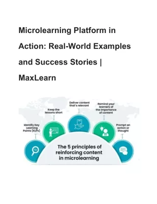microlearning platform in