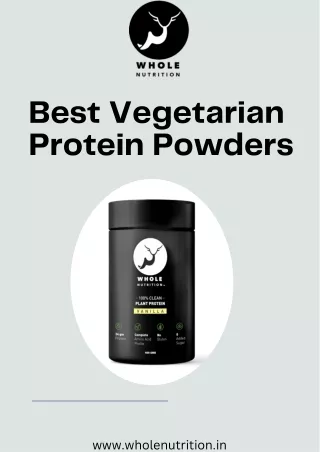 Best Vegetarian Protein Powders for Clean Plant-Based Nutrition