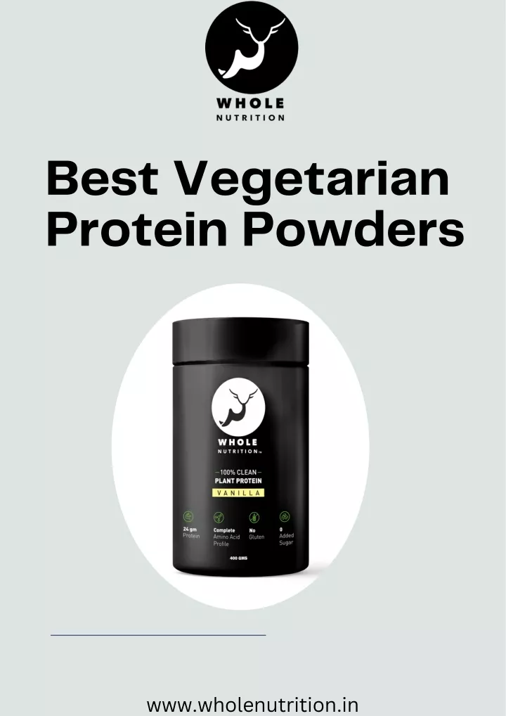 best vegetarian protein powders