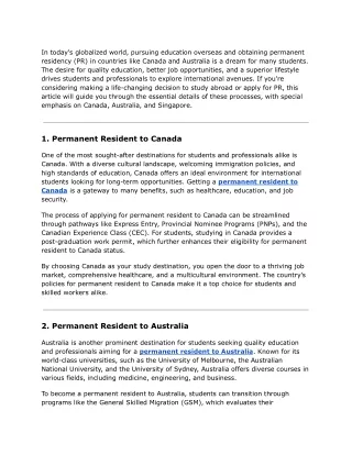 What are the benefits of study abroad for international students?