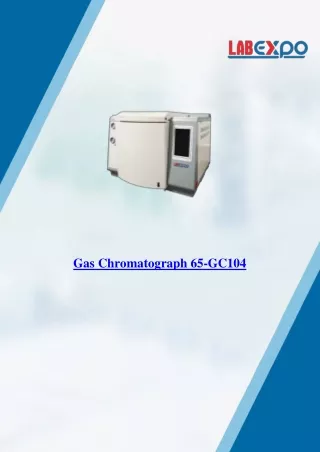 gas chromatograph 65 gc104