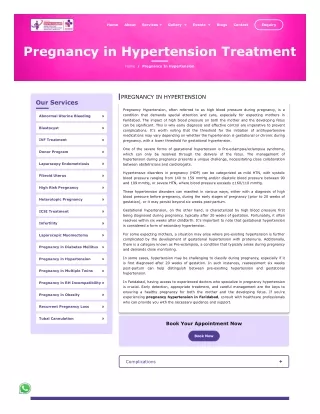 Pregnancy in Hypertension Treatment