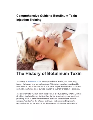 Botox Training San Francisco