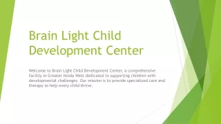 Brain Light Child Development Center